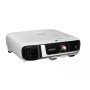 Vidéoprojecteur EPSON EB-FH52 – Design moderne et ports de connectivité, vue latérale gauche.