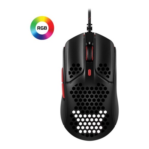 Souris Filaire Gamer HyperX Pulsefire Haste - Noir&Rouge - 4P5E3AA Souris Filaire Gamer HyperX Pulsefire Haste Noir&Rouge 4P5E3AA