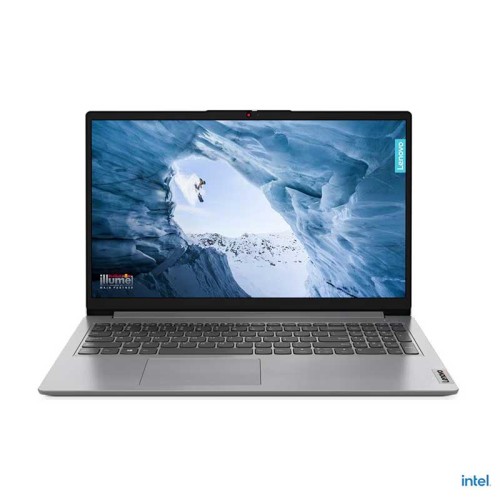 PC Portable Lenovo IdeaPad 1 15IAU7 - i3-1215U - 8Go - 512Go SSD (82QD00G1FG) PC Portable Lenovo IdeaPad 1 15IAU7 ouvert vu de face