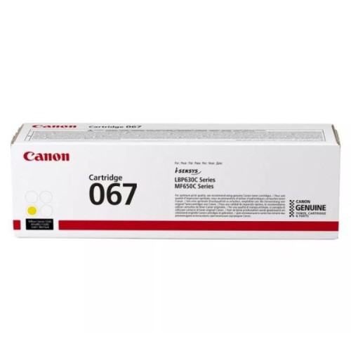 TONER CANON EP067 JAUNE - POUR MF655Cdw/MF657Cdw/LBP631Cw/LBP633Cdw TONER CANON EP067 JAUNE