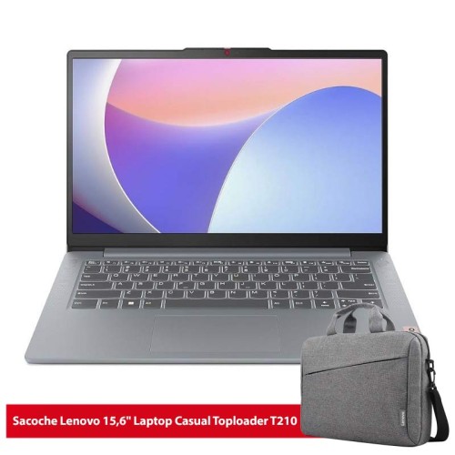 PC Portable IdeaPad Slim 3 - i3-1315U - 8Go - 512Go SSD (82X700DFFG) PC Portable Lenovo IdeaPad Slim 3 i3-1315U 8Go 512Go SSD + Sacoche Lenovo 15,6" Laptop Casual Toploader T210