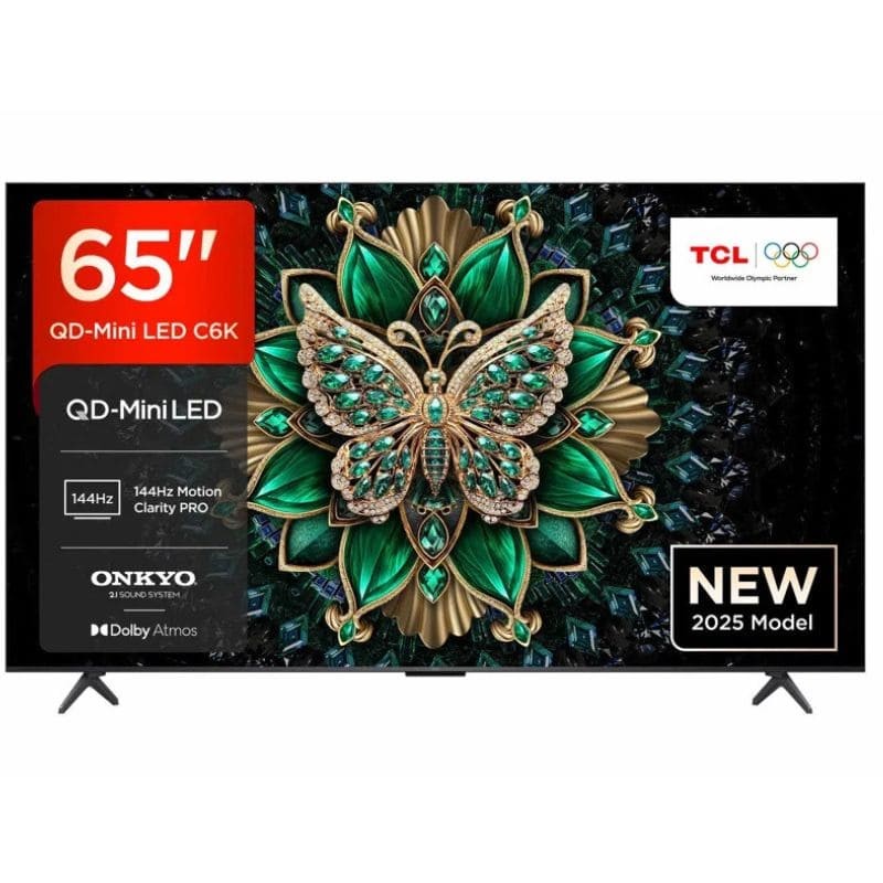 TV TCL 65C6K – QD-MiniLED 65" 4K UHD, 144Hz, Google TV