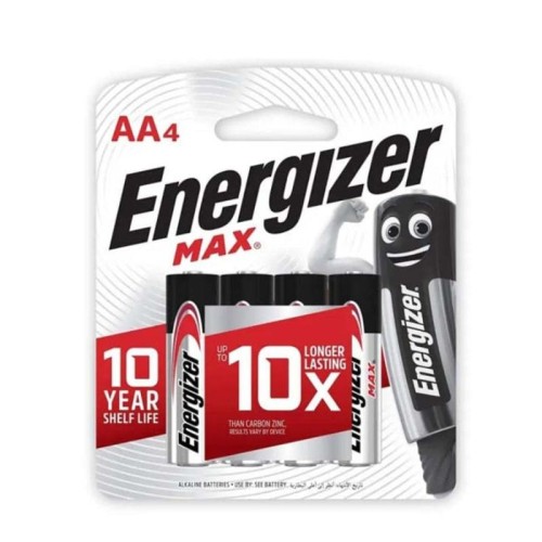 Pile Alkal ENERGIZER MAX4*AA - E91BP4