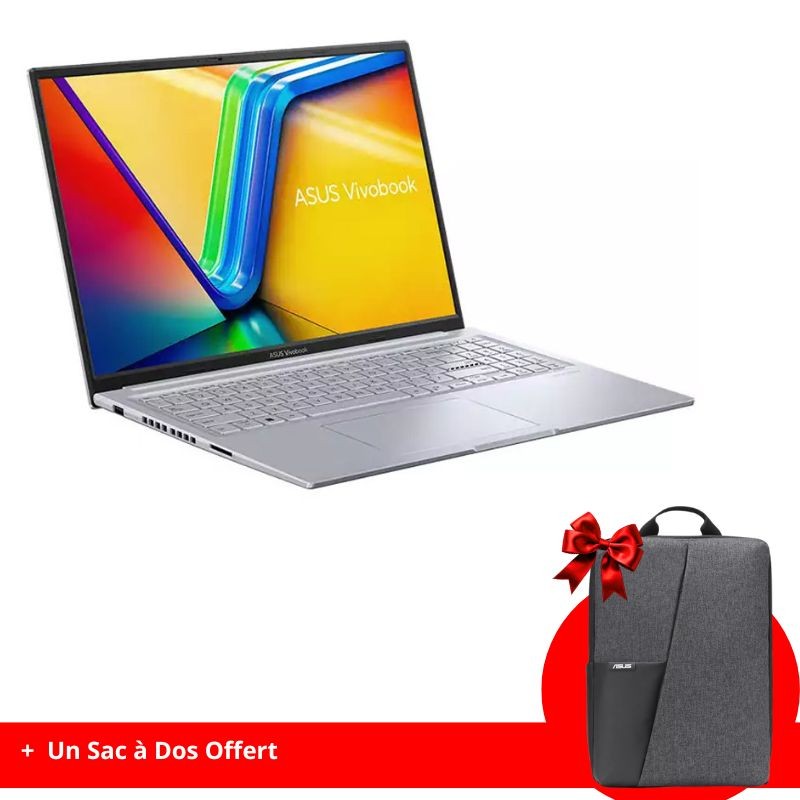 Pc Portable Gamer ASUS K3605VC I5 13Gén 8Go 512Go RTX 3050 16" Win 11 - Silver + Sac à Dos