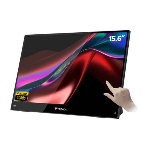 Verbatim PMT-15 Moniteur portable à écran tactile 15.6" Full HD 1080p - Série LIGHT Écran tactile portable 15,6 pouces Full HD IPS