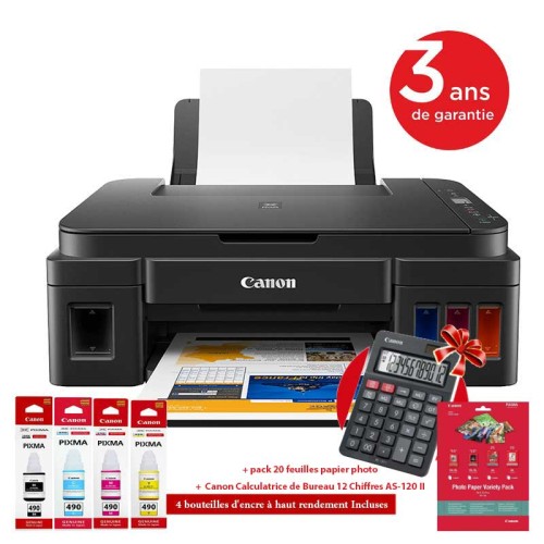 Imprimante multifonction Jet d'encre Canon Pixma G2410 - Couleur Imprimante multifonction Jet d'encre Canon Pixma G2410 - Couleur