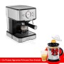 Cafetière Expresso PRINCESS 1100Watts Inox + Presse-agrumes inox offert