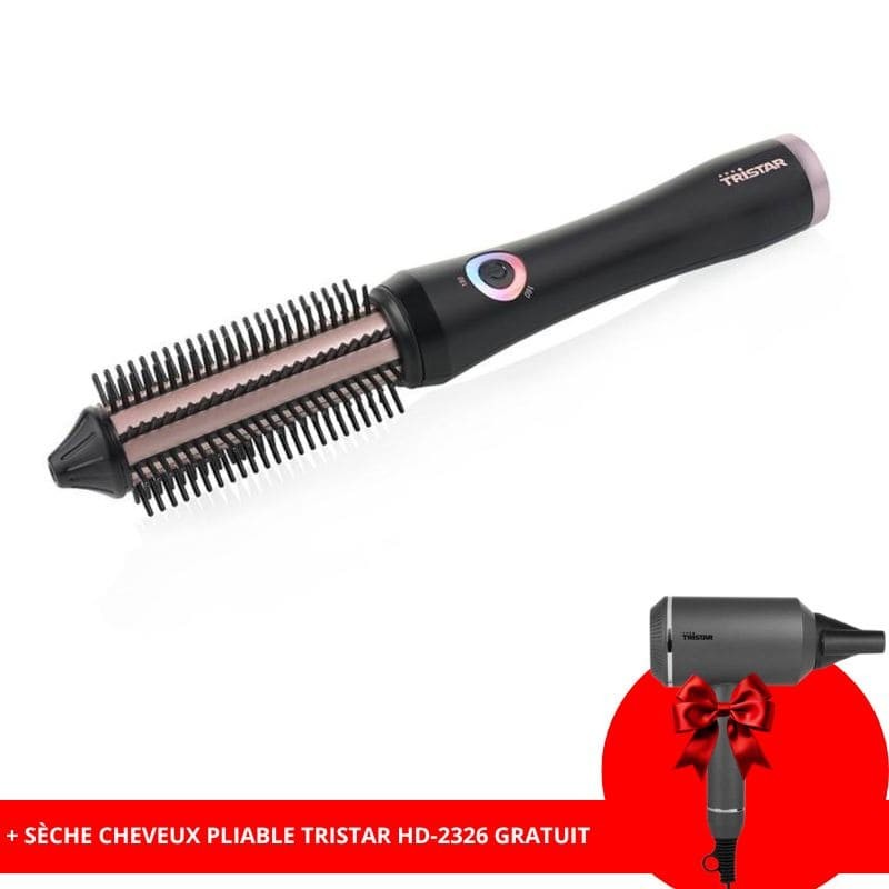 BROSSE SOUFFLANTE SAN FIL TRISTAR HD-2503 l 39W + Un Sèche Cheveux Pliable TRISTAR Offert