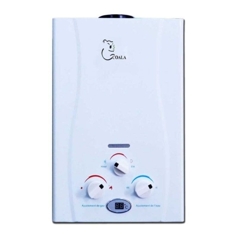 Chauffe Bain 10Litres Coala Gaz Bouteille - Blanc