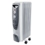 Radiateur Bain d’Huile BIOLUX RB-1503 7 Éléments, 1500W, Blanc
