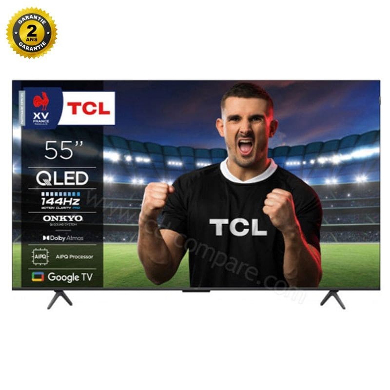 Téléviseur TCL 55P8K 55" QLED UHD 4K Smart TV - Noir
