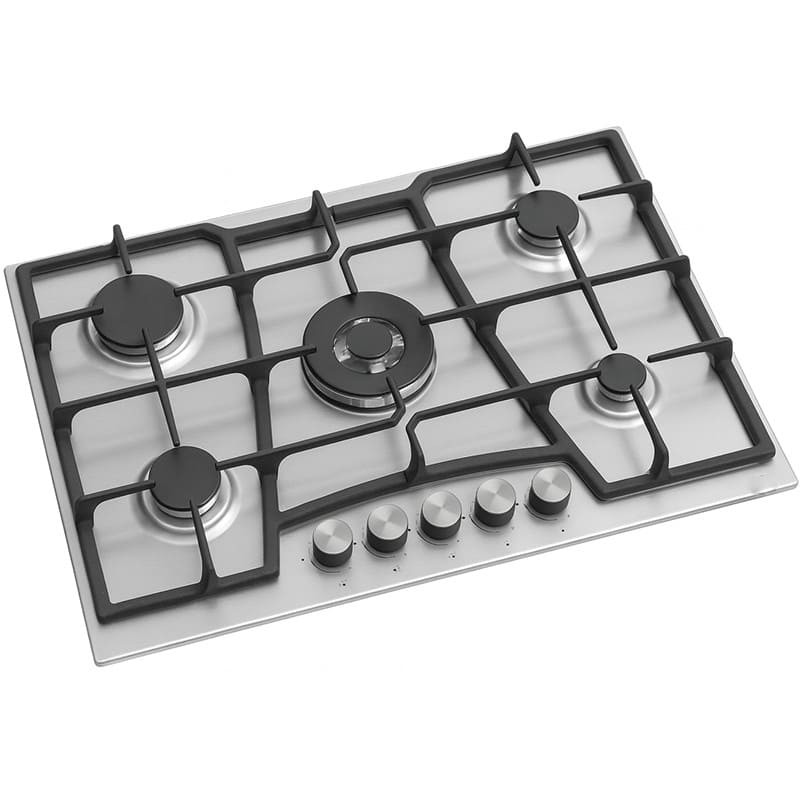 Plaque 5 Feux ARTHUR MARTIN - Inox