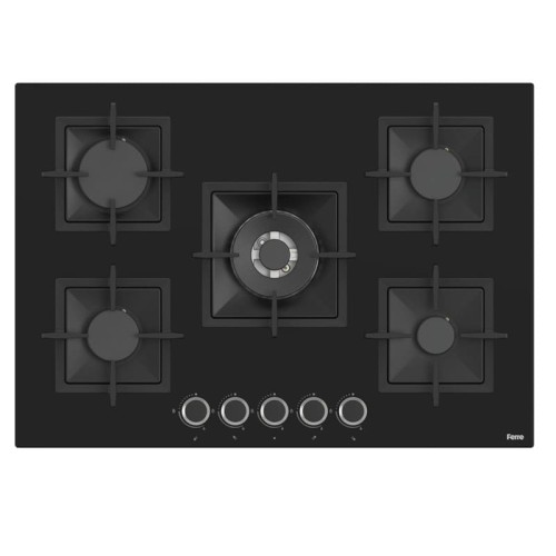 Plaque de Cuisson 5 Feux ARTHUR MARTIN - Verre Noir