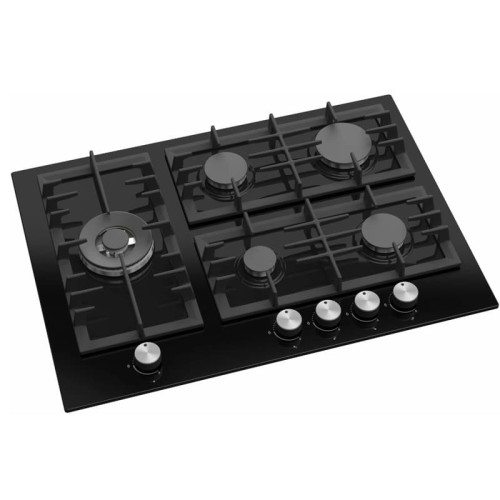 Plaque de Cuisson Encastrable 5 Feux ARTHUR MARTIN - Verre Noir