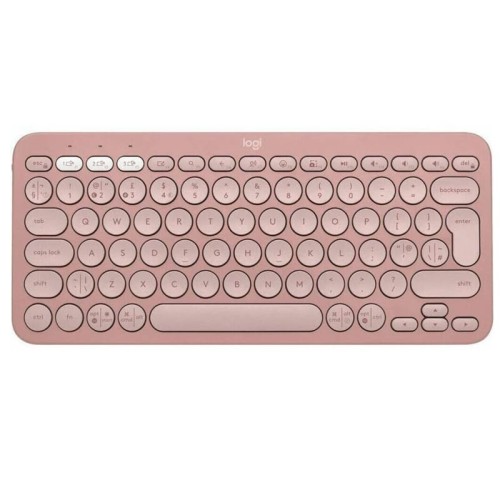 Clavier Sans Fil LOGITECH K380s Clés Pebble 2 - Rose