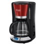 Cafetière Électrique RUSSELL HOBBS 1,25 L – 1100 W – Rouge (24031-56)