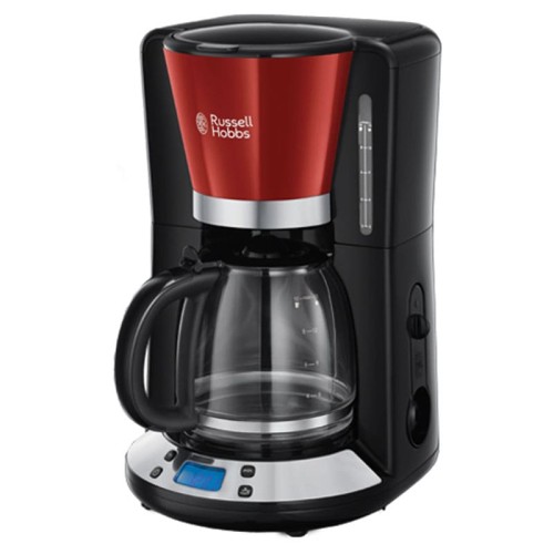 Cafetière Électrique RUSSELL HOBBS 1,25 L – 1100 W – Rouge (24031-56)