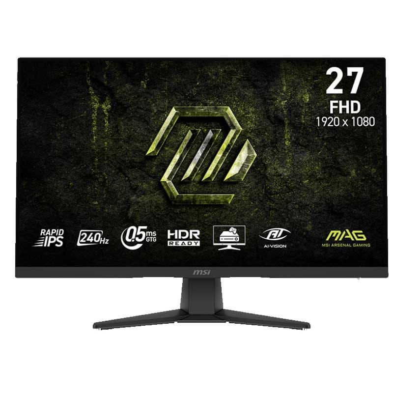 Écran Gaming MSI MAG 272F 27" Full HD Fast IPS 240Hz 0.5ms Noir