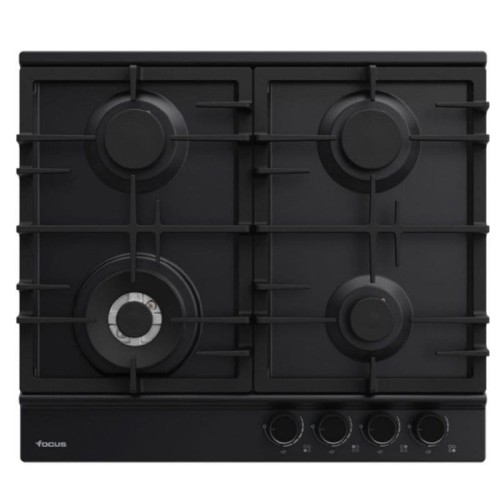 Plaque de Cuisson Focus F8004BS 4 Feux 60cm - Noir