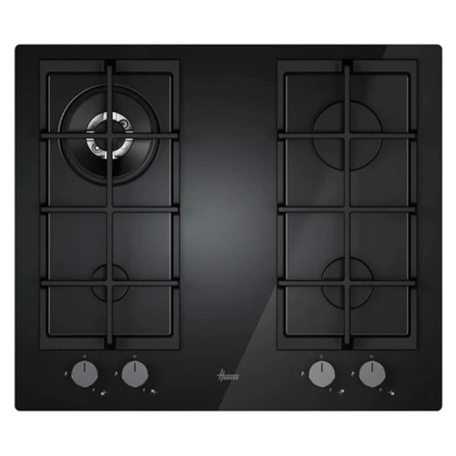 Plaque de Cuisson Encastrable Hoover 4 Feux 60cm Noir - HVG6BR4C3B Plaque de Cuisson Encastrable Hoover 4 Feux 60cm - Noir