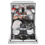 Hoover HF3C7FOX – vue intérieure avec paniers pour assiettes et verres Hoover HF3C7FOX – vue intérieure avec paniers pour assiettes et verres
