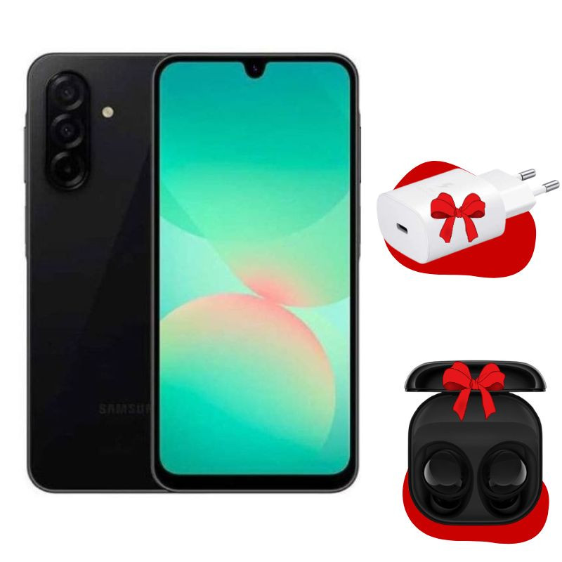 Smartphone SAMSUNG Galaxy A26 5G 8Go 256Go Noir + Buds Core + adaptateur de charge samsung