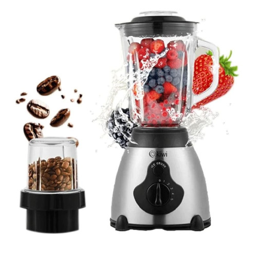 Blender Kiwi KSB‑2262 en Verre avec Moulin Noir Prix Tunisie
