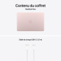 MacBook Neo 13 pouces rose contenu de la boite MacBook Neo 13 pouces rose contenu de la boite