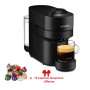Machine à Café Nespresso Vertuo Pop 0.6 Litres 1500W Noir + 10 Capsules Nespresso Offertes