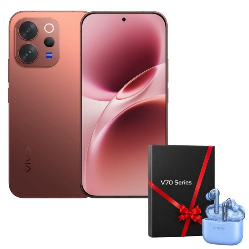 Smartphone Vivo V70 5G 12Go 512Go Rouge Passion +  un cadeau offert
