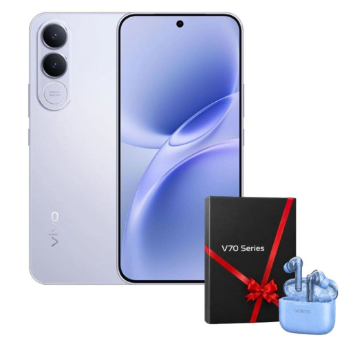 Smartphone Vivo V70 FE 5G 12Go 256Go Titanium Silver avec un cadeau offert
