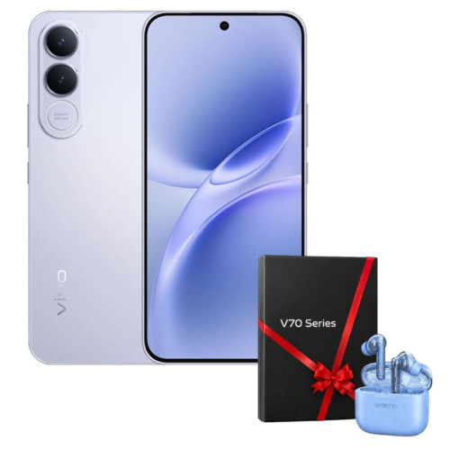 Smartphone Vivo V70 FE 5G 8Go 256Go  Titanium Silver + Un cadeau offert