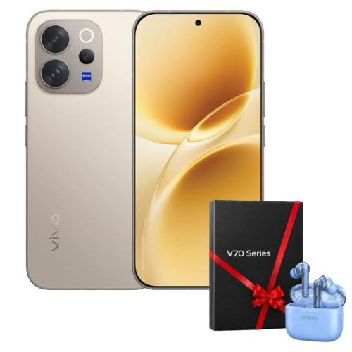 Smartphone Vivo V70 5G 12Go 512Go Beige + Un Cadeau Offert