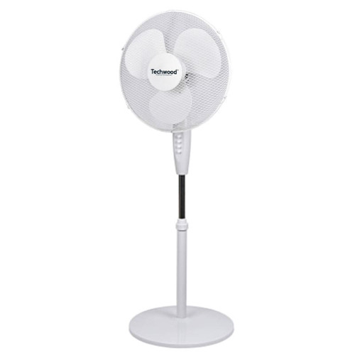 Ventilateur Sur Pied Techwood TVE-4040 | 40W | Blanc Ventilateur Sur Pied Techwood TVE-4040 40W Blanc