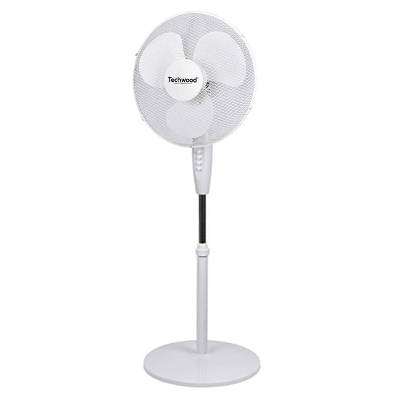 Ventilateur Sur Pied Techwood TVE-4040 40W Blanc