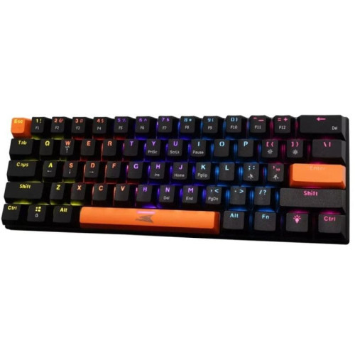 Clavier Gamer Filaire BARACUDA BGK-03121 Dolphin Blue Switch Noir