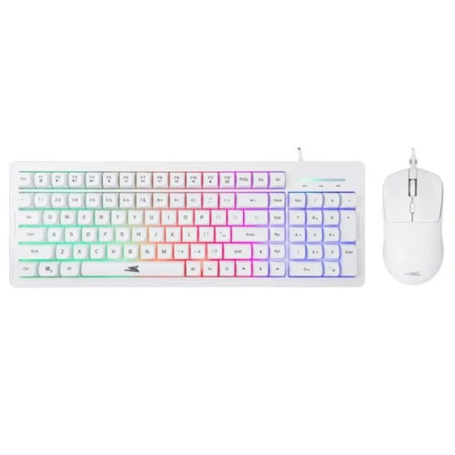 Pack Gamer Clavier + Souris BARACUDA Orca BGC-012 - Blanc Pack Gamer Clavier + Souris BARACUDA Orca BGC-012 - Blanc