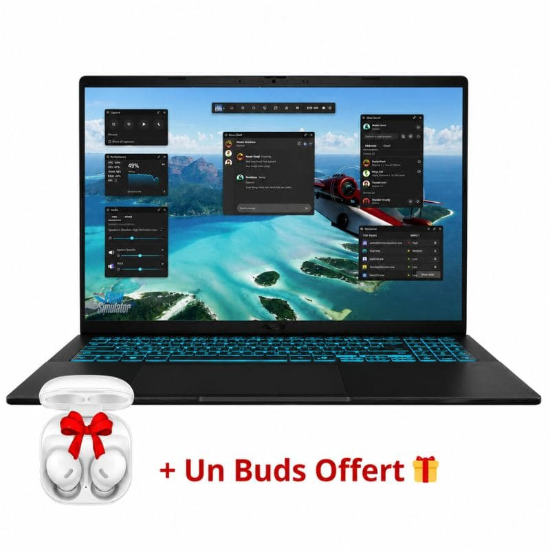 Pc Portable Gamer ASUS V16 V3607VU -  Intel Core 7 240H - 8Go - 512Go SSD - RTX 4050