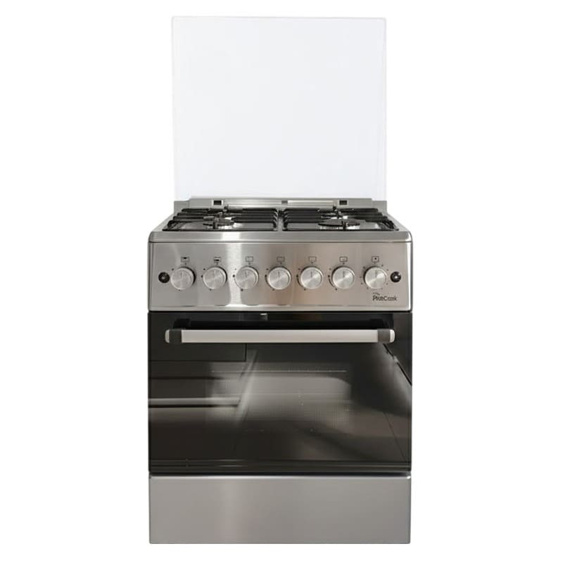 Cuisinière à Gaz PROCOOK TG6640IX 60 cm 4 Foyers Inox