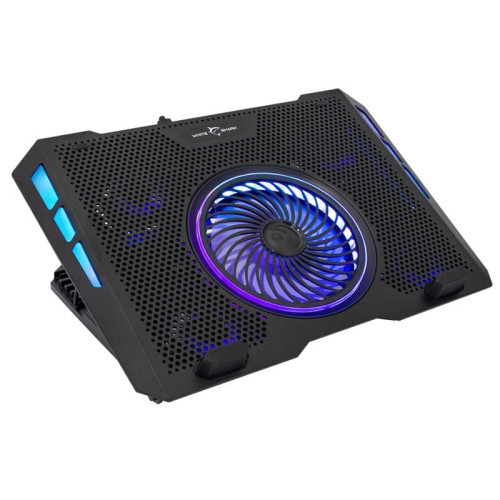 Refroidisseur pour PC Portable White Shark GCP-13 Aurora – 5 Ventilateurs RGB Refroidisseur PC Portable White Shark GCP-13 Aurora avec 5 ventilateurs RGB