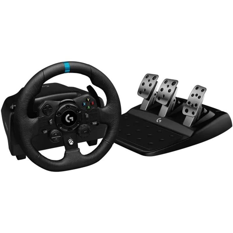 Volant de Course Logitech G923 avec Pédales Noir
