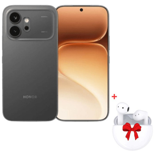 Smartphone HONOR 600 5G 12Go 256Go - Noir Smartphone HONOR 600 5G 12GB+256GB BLACK avec Earbuds X7e Gratuit