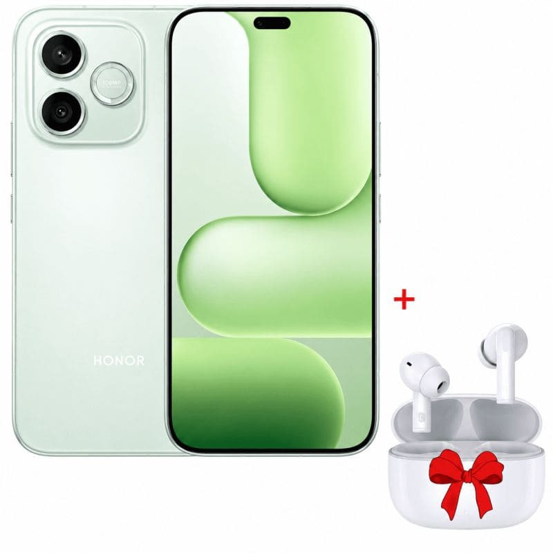 Smartphone HONOR 600 LITE 5G 8Go 256Go Vert + Earbuds X7i LITE