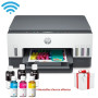 Imprimante Multifonction Couleur HP Smart Tank 670 3-en-1 Wi-Fi 22 ppm (6UU48A) avec 6 Bouteilles d’encre incluses Imprimante Multifonction Couleur HP Smart Tank 670 3-en-1 Wi-Fi 22 ppm (6UU48A) avec 6 Bouteilles d’encre incluses