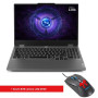 PC Portable Gamer Lenovo LOQ 15IRX9 - i7-13645HX - 16Go - 512Go SSD - RTX 4050 - 15.6" - 83DV01HFFG + Souris Lenovo LOQ M100
