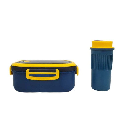 Kit Lunch Box Et Bouteille D'eau Bleu Kit Lunch Box Et Bouteille D'eau Bleu