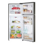 Compartiment réfrigérateur LG GL-B372PXGB avec clayettes en verre Compartiment réfrigérateur LG GL-B372PXGB avec clayettes en verre
