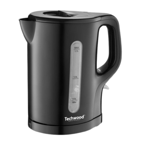 Bouilloire Électrique Sans Fil TECHWOOD 1,7 Litres - Noir