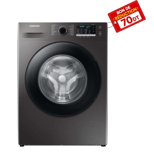 Lave Linge Frontale SAMSUNG EcoBubble 8Kg WW80TA046AX avec Bon de Réduction de 70 dt