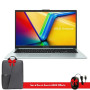 ASUS Vivobook Go 15 Ryzen 5 7520U 16Go 1To SSD windows 11 Gris Vert avec Sac à Dos et Souris ASUS Offerts